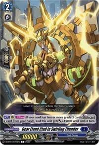 Gear Eland Clad in Swirling Thunder - D-BT04: Awakening of Chakrabarthi - Cardfight Vanguard card