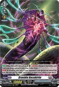 Gravidia Bacubirito - D-BT04: Awakening of Chakrabarthi - Cardfight Vanguard card
