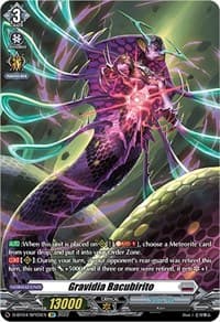 Gravidia Bacubirito (SP) - D-BT04: Awakening of Chakrabarthi - Cardfight Vanguard card