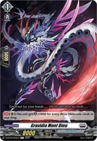Gravidia Mont Dieu - D-BT04: Awakening of Chakrabarthi - Cardfight Vanguard card