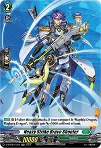 Heavy Strike Brave Shooter (Holo) - D-BT04: Awakening of Chakrabarthi - Cardfight Vanguard card