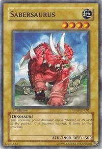Sabersaurus - Structure Deck: Dinosaur's Rage - YuGiOh card