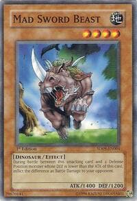 Mad Sword Beast - Structure Deck: Dinosaur's Rage - YuGiOh card