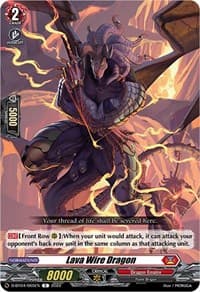 Lava Wire Dragon - D-BT04: Awakening of Chakrabarthi - Cardfight Vanguard card