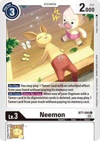 Neemon - Next Adventure - Digimon Card Game card