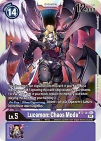 Lucemon: Chaos Mode - Next Adventure - Digimon Card Game card