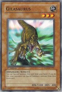 Gilasaurus - Structure Deck: Dinosaur's Rage - YuGiOh card