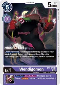 Wendigomon - Next Adventure - Digimon Card Game card