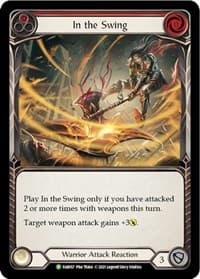 In the Swing (Red) - FAB057 - Flesh and Blood: Promo Cards - Flesh and Blood TCG card