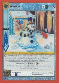 Snowman (First Edition) - Holiday Promos - MetaZoo card