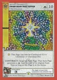 Prism Beam Tree Topper (First Edition) - Holiday Promos - MetaZoo card