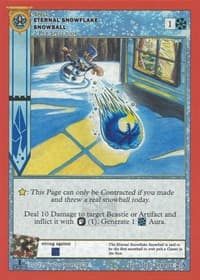 Eternal Snowflake Snowball (First Edition) - Holiday Promos - MetaZoo card