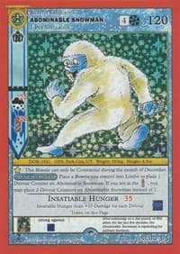 Abominable Snowman (Second Edition) - Holiday Promos - MetaZoo card
