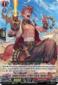 Lobbed Artillery of Dust Storm, Dooley - D-BT04: Awakening of Chakrabarthi - Cardfight Vanguard card