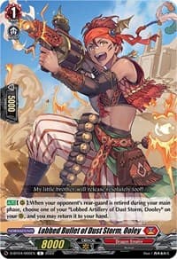 Lobbed Bullet of Dust Storm, Ooley - D-BT04: Awakening of Chakrabarthi - Cardfight Vanguard card