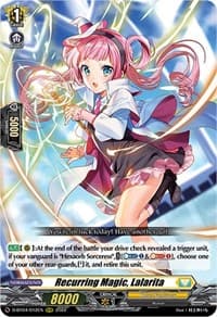 Recurring Magic, Lalarita - D-BT04: Awakening of Chakrabarthi - Cardfight Vanguard card