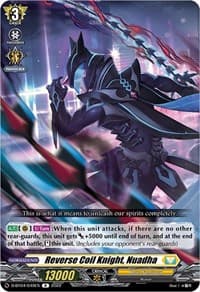 Reverse Coil Knight, Nuadha - D-BT04: Awakening of Chakrabarthi - Cardfight Vanguard card