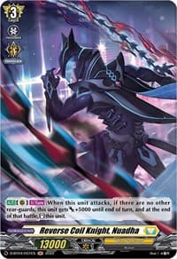 Reverse Coil Knight, Nuadha (Holo) - D-BT04: Awakening of Chakrabarthi - Cardfight Vanguard card