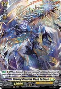 Roaring Heavenly Slash, Getouse (Holo) - D-BT04: Awakening of Chakrabarthi - Cardfight Vanguard card