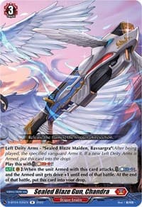 Sealed Blaze Gun, Chandra - D-BT04: Awakening of Chakrabarthi - Cardfight Vanguard card