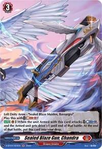 Sealed Blaze Gun, Chandra (Holo) - D-BT04: Awakening of Chakrabarthi - Cardfight Vanguard card