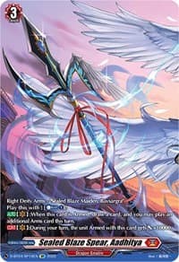 Sealed Blaze Spear, Aadhitya (SP) - D-BT04: Awakening of Chakrabarthi - Cardfight Vanguard card
