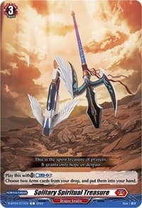 Solitary Spiritual Treasure - D-BT04: Awakening of Chakrabarthi - Cardfight Vanguard card