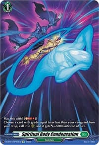 Spiritual Body Condensation (SP) - D-BT04: Awakening of Chakrabarthi - Cardfight Vanguard card