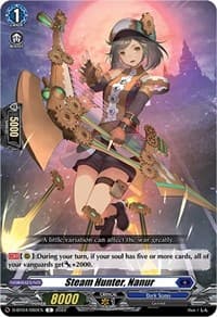 Steam Hunter, Nanur - D-BT04: Awakening of Chakrabarthi - Cardfight Vanguard card