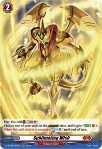 Sublimating Wish (Holo) - D-BT04: Awakening of Chakrabarthi - Cardfight Vanguard card