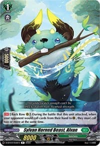 Sylvan Horned Beast, Alvan - D-BT04: Awakening of Chakrabarthi - Cardfight Vanguard card