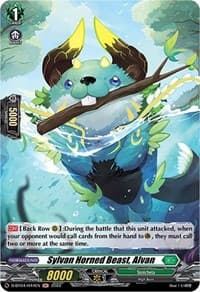 Sylvan Horned Beast, Alvan (Holo) - D-BT04: Awakening of Chakrabarthi - Cardfight Vanguard card