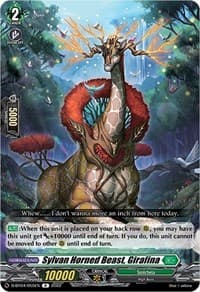 Sylvan Horned Beast, Girafina - D-BT04: Awakening of Chakrabarthi - Cardfight Vanguard card