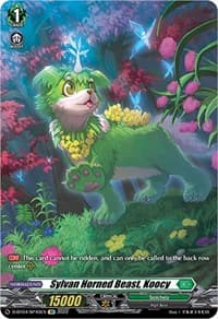 Sylvan Horned Beast, Koocy (SP) - D-BT04: Awakening of Chakrabarthi - Cardfight Vanguard card
