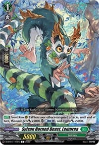 Sylvan Horned Beast, Lemurea - D-BT04: Awakening of Chakrabarthi - Cardfight Vanguard card