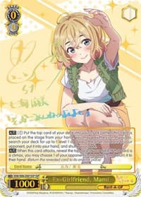 Ex-Girlfriend, Mami (SSP) - Rent-A-Girlfriend - Weiss Schwarz card