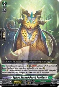 Sylvan Horned Beast, Panthero - D-BT04: Awakening of Chakrabarthi - Cardfight Vanguard card