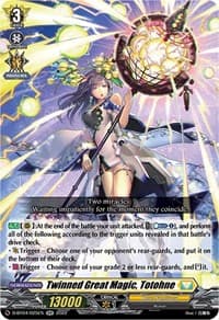 Twinned Great Magic, Totohne - D-BT04: Awakening of Chakrabarthi - Cardfight Vanguard card