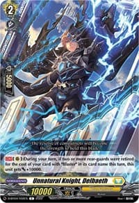 Unnatural Knight, Delbaeth - D-BT04: Awakening of Chakrabarthi - Cardfight Vanguard card