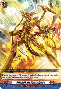 Wind of the Apocalypse - D-BT04: Awakening of Chakrabarthi - Cardfight Vanguard card