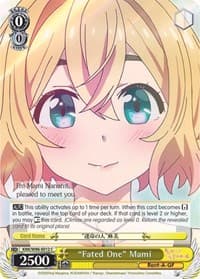 "Fated One" Mami - Rent-A-Girlfriend - Weiss Schwarz card