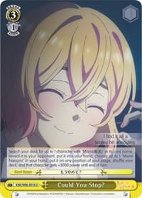 Could You Stop? - Rent-A-Girlfriend - Weiss Schwarz card