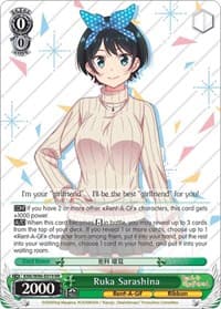 Ruka Sarashina - Rent-A-Girlfriend - Weiss Schwarz card