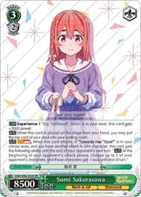 Sumi Sakurasawa - Rent-A-Girlfriend - Weiss Schwarz card