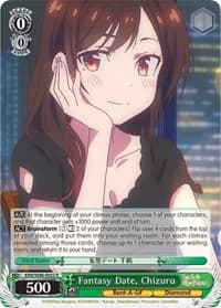 Fantasy Date, Chizuru - Rent-A-Girlfriend - Weiss Schwarz card