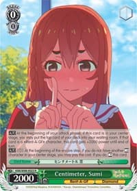 Centimeter, Sumi - Rent-A-Girlfriend - Weiss Schwarz card