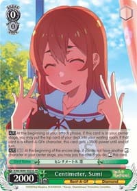 Centimeter, Sumi (SR) - Rent-A-Girlfriend - Weiss Schwarz card