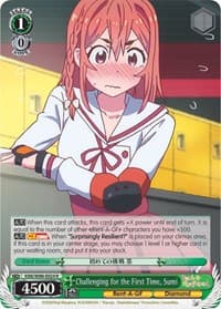 Challenging for the First Time, Sumi - Rent-A-Girlfriend - Weiss Schwarz card