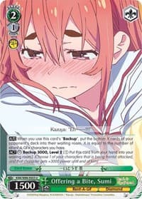 Offering a Bite, Sumi - Rent-A-Girlfriend - Weiss Schwarz card