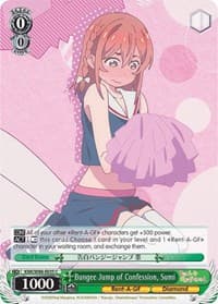 Bungee Jump of Confession, Sumi - Rent-A-Girlfriend - Weiss Schwarz card